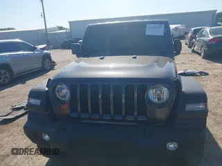 2021 Jeep Wrangler Unlimited Sport S with VIN 1C4HJXDG3MW801301, listed as a IAAI auction lot 42319387 with Not provided miles and . Bid and sale history available at DreamBid. Image 12.