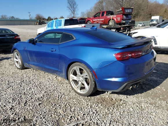2021 Chevrolet Camaro 1SS with VIN 1G1FE1R75M0137452, listed as a Copart auction lot 48006765 with 56,030 mi miles and Salvage Title. Bid and sale history available at carsss.com. Image 2.
