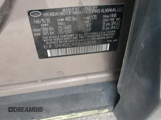 2020 Hyundai Santa Fe SE with VIN 5NMS2CAD2LH229290, listed as a Copart auction lot 49957075 with 97,938 mi miles and Salvage Title. Bid and sale history available at DreamBid. Image 16.