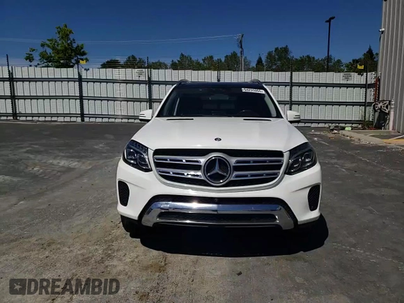 2017 Mercedes-Benz GLS 450 with VIN 4JGDF6EE5HA923180, listed as a Copart auction lot 54255004 with 79,693 mi miles and Salvage Title. Bid and sale history available at DreamBid. Image 12.