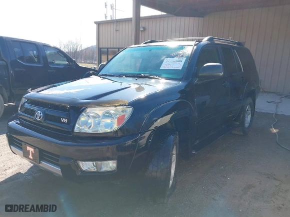 2004 Toyota 4Runner SR5 with VIN JTEBT14RX48009788, listed as a IAAI auction lot 41736808 with 343,522 mi miles. Bid and sale history available at carsss.com. Image 2.