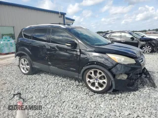 2014 Ford Escape Titanium with VIN 1FMCU0JX7EUA66831, listed as a Copart auction lot 51574815 with 204,150 mi miles and Salvage Title. Bid and sale history available at carsss.com. Image 4.