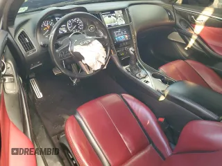 2020 Infiniti Q60 Red Sport 400 with VIN JN1FV7EL6LM460268, listed as a Copart auction lot 85434634 with 19,046 mi miles and Clean title. Bid and sale history available at DreamBid. Image 8.
