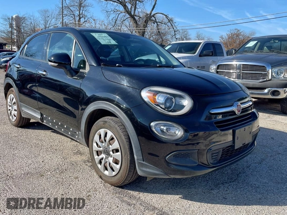 2016 FIAT 500X Pop с VIN ZFBCFXAW7GP341441, выставлен на аукционе Copart как лот 45881755 с пробегом 90 000 миль миль и Чистый • Clean title. История ставок и продаж доступна на DreamBid. Изображение 1.