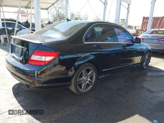 2009 Mercedes-Benz C 350 Sport with VIN WDDGF56X09R058025, listed as a IAAI auction lot 42660388 with 217,195 mi miles and . Bid and sale history available at DreamBid. Image 4.