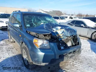 2008 Honda Pilot EX-L with VIN 5FNYF18528B024854, listed as a IAAI auction lot 41388454 with 116,955 mi miles. Bid and sale history available at carsss.com. Image 6.