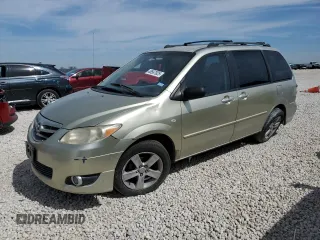 2004 Mazda MPV ES with VIN JM3LW28J440528397, listed as a Copart auction lot 48567925 with 188,119 mi miles and Salvage Title. Bid and sale history available at carsss.com. Image 1.