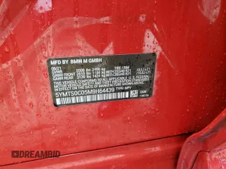 2021 BMW X3 M z VIN 5YMTS0C05M9H64439, wystawiony jako Copart lot #50178655 z przebiegiem Nie podano mil oraz Szkoda całkowita • Salvage title. Historia ofert i sprzedaży dostępna na DreamBid. Obrazek 15.