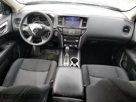 2018 Nissan Pathfinder S z VIN 5N1DR2MM6JC670681, wystawiony jako Copart lot #51574205 z przebiegiem 84 044 mil mil oraz Szkoda całkowita • Salvage title. Historia ofert i sprzedaży dostępna na DreamBid. Obrazek 8.