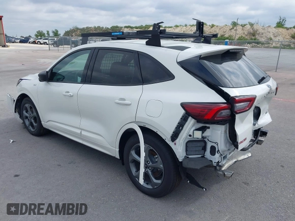 2024 Ford Escape ST-Line with VIN 1FMCU0MZ3RUA27673, listed as a IAAI auction lot 41982740 with 1,484 mi miles and . Bid and sale history available at DreamBid. Image 3.