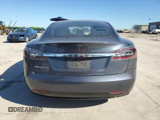 2017 Tesla Model S 60 with VIN 5YJSA1E14HF184188, listed as a Copart auction lot 55836495 with 94,623 mi miles and Salvage title. Bid and sale history available at DreamBid. Image 6.