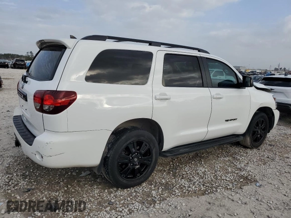 2018 Toyota Sequoia SR5 with VIN 5TDBY5G13JS159090, listed as a Copart auction lot 48144255 with 167,208 mi miles and Salvage Title. Bid and sale history available at carsss.com. Image 3.