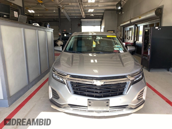 2023 Chevrolet Equinox LT with VIN 3GNAXTEG1PL252593, listed as a IAAI auction lot 42189236 with 27,535 mi miles and . Bid and sale history available at DreamBid. Image 1.