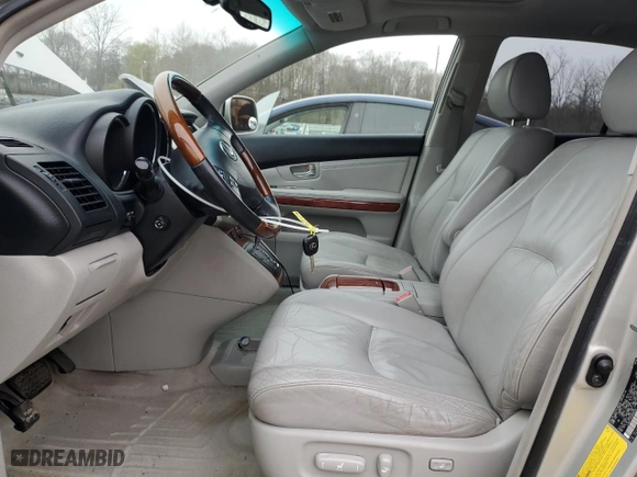 2004 Lexus RX 330 with VIN JTJHA31U440035243, listed as a Copart auction lot 52596485 with 263,358 mi miles and Salvage Title. Bid and sale history available at carsss.com. Image 7.