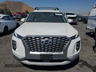2021 Hyundai Palisade SEL z VIN KM8R44HE7MU222869, wystawiony jako Copart lot #58271175 z przebiegiem 84 943 mil mil oraz Szkoda całkowita • Salvage title. Historia ofert i sprzedaży dostępna na DreamBid. Obrazek 5.