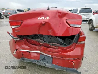2023 Kia Rio S with VIN 3KPA24ADXPE578339, listed as a Copart auction lot 51074315 with 0 mi miles and Salvage Title. Bid and sale history available at carsss.com. Image 6.