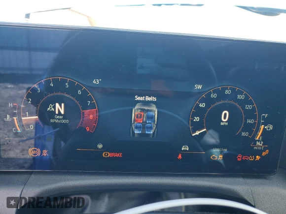 2024 Ford Mustang GT with VIN 1FA6P8CF6R5403295, listed as a Copart auction lot 46750145 with 12,161 mi miles and Salvage title. Bid and sale history available at DreamBid. Image 9.