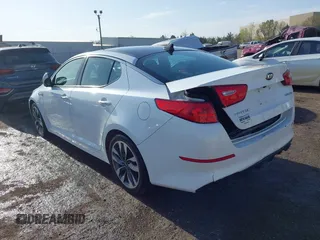 2015 Kia Optima SX Turbo with VIN 5XXGR4A65FG488237, listed as a IAAI auction lot 41978359 with 157,216 mi miles and . Bid and sale history available at DreamBid. Image 3.