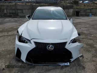 2023 Lexus IS with VIN JTHAP1D29P5003993, listed as a Copart auction lot 51989015 with 5,297 mi miles and Salvage Title. Bid and sale history available at carsss.com. Image 5.