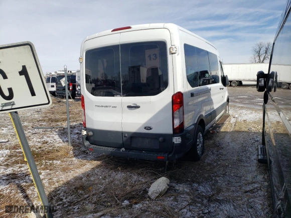2016 Ford Transit Cargo Van with VIN 1FTYR2CM1GKA97310, listed as a Copart auction lot 44336235 with 0 mi miles and Clean Title. Bid and sale history available at carsss.com. Image 3.