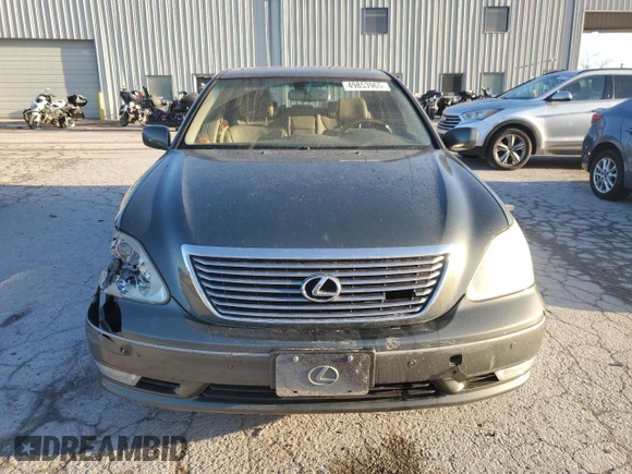 2004 Lexus LS 430 with VIN JTHBN36F440149975, listed as a Copart auction lot 49853965 with Not Provided miles and Salvage Title. Bid and sale history available at DreamBid. Image 5.