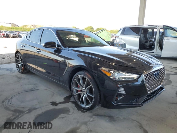2019 Genesis G70 3.3T Advanced with VIN KMTG74LE2KU026363, listed as a Copart auction lot 56954414 with 11,832 mi miles and Non Repairable. Bid and sale history available at carsss.com. Image 4.