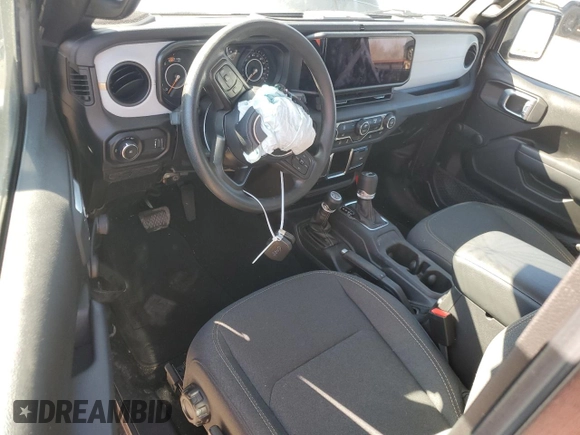 2024 Jeep Wrangler Sport with VIN 1C4PJXAN0RW366873, listed as a Copart auction lot 47358395 with 10,933 mi miles and Salvage title. Bid and sale history available at DreamBid. Image 8.