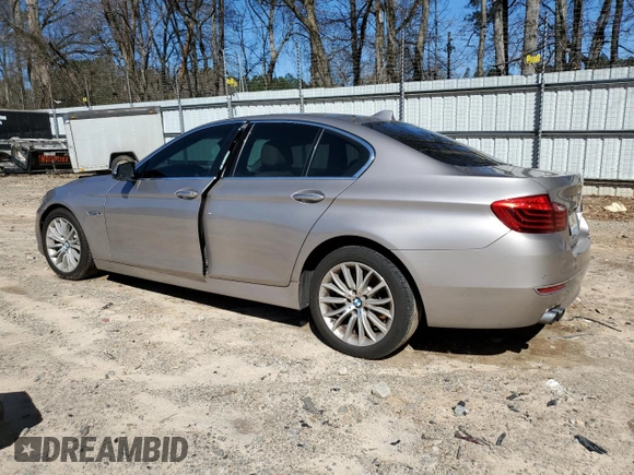 2016 BMW 5 Series 528i with VIN WBA5A5C5XGG349916, listed as a Copart auction lot 49257855 with 81,369 mi miles and Salvage Title. Bid and sale history available at carsss.com. Image 2.