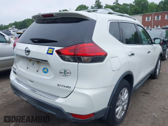 2017 Nissan Rogue SV with VIN KNMAT2MV7HP503606, listed as a IAAI auction lot 42417252 with 36,530 mi miles and . Bid and sale history available at DreamBid. Image 4.