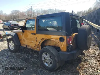 2014 Jeep Wrangler Sport with VIN 1C4AJWAG6EL315052, listed as a Copart auction lot 48494835 with 82,756 mi miles and Salvage Title. Bid and sale history available at carsss.com. Image 2.