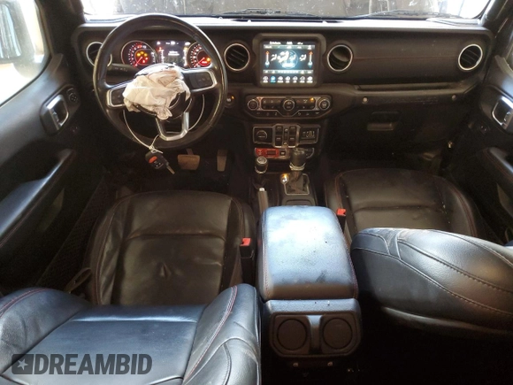 2020 Jeep Wrangler Unlimited Recon with VIN 1C4HJXFN0LW263201, listed as a Copart auction lot 79129424 with 73,405 mi miles and Salvage title. Bid and sale history available at DreamBid. Image 8.