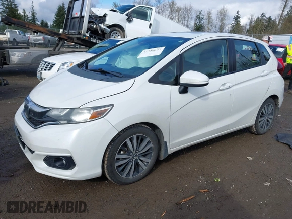 2019 Honda Fit EX z VIN 3HGGK5H88KM716257, wystawiony jako IAAI lot #41936677 z przebiegiem 133 463 mil mil oraz . Historia ofert i sprzedaży dostępna na DreamBid. Obrazek 2.