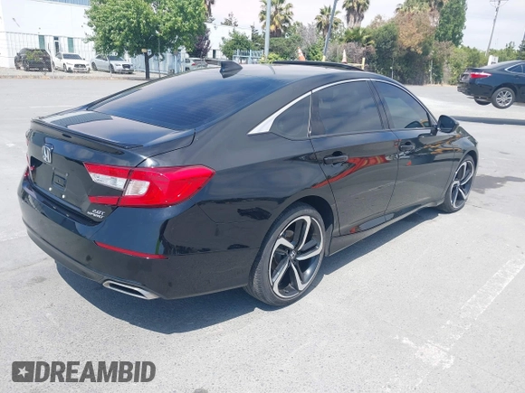 2021 Honda Accord Sport with VIN 1HGCV2F32MA010896, listed as a IAAI auction lot 42461207 with 44,902 mi miles and . Bid and sale history available at DreamBid. Image 4.