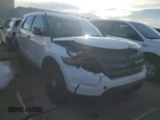 2013 Ford Utility Police Interceptor with VIN 1FM5K8AR9DGC73183, listed as a Copart auction lot 82955384 with 92,876 mi miles and Salvage Title. Bid and sale history available at carsss.com. Image 4.