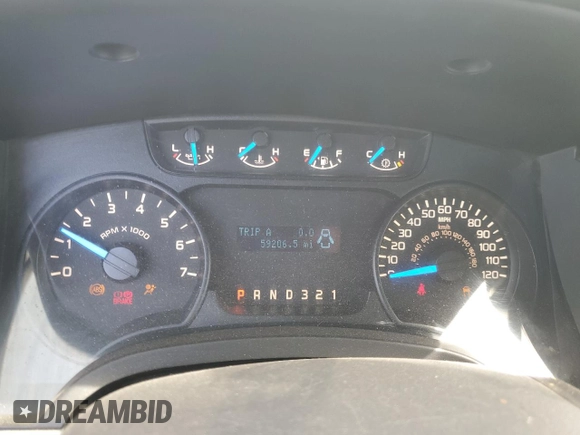 2014 Ford F-150 XL с VIN 1FTEX1CM8EKE65210, выставлен на аукционе Copart как лот 47454495 с пробегом 59 206 миль миль и Списание • Salvage title. История ставок и продаж доступна на DreamBid. Изображение 9.
