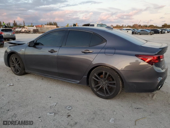 2018 Acura TLX w/A-SPEC Pkg with VIN 19UUB3F60JA005978, listed as a Copart auction lot 86152754 with 101,751 mi miles and Salvage Title. Bid and sale history available at carsss.com. Image 2.