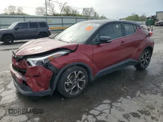 2019 Toyota C-HR XLE with VIN JTNKHMBX7K1025540, listed as a Copart auction lot 53044245 with 123,158 mi miles and Salvage Title. Bid and sale history available at carsss.com. Image 1.