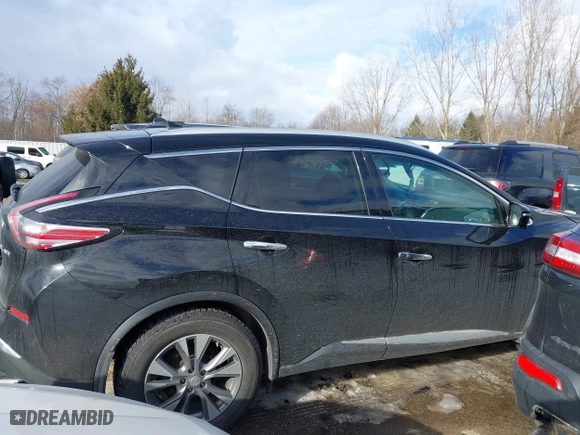 2015 Nissan Murano SL with VIN 5N1AZ2MHXFN220002, listed as a IAAI auction lot 41455807 with 80,975 mi miles. Bid and sale history available at carsss.com. Image 13.