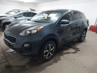 2020 Kia Sportage LX with VIN KNDPMCAC0L7761684, listed as a IAAI auction lot 41148380 with 39,265 mi miles. Bid and sale history available at carsss.com. Image 19.