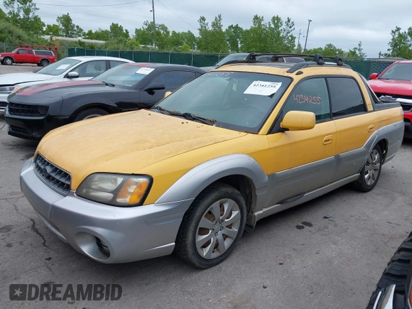2003 Subaru Baja z VIN 4S4BT61C437102338, wystawiony jako IAAI lot #42341255 z przebiegiem 255 233 mil mil oraz . Historia ofert i sprzedaży dostępna na DreamBid. Obrazek 2.