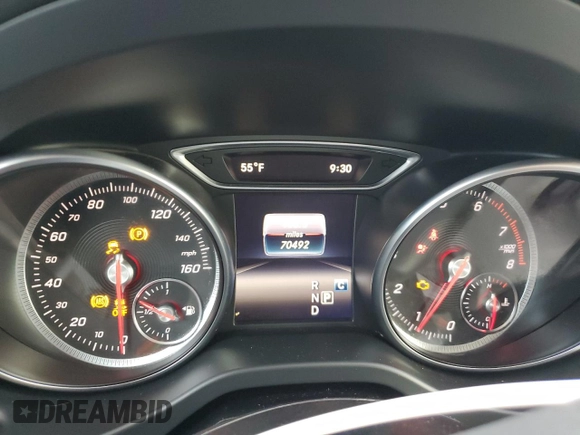 2019 Mercedes-Benz CLA 250 with VIN WDDSJ4EB3KN712053, listed as a Copart auction lot 86356494 with 70,492 mi miles and Salvage Title. Bid and sale history available at DreamBid. Image 9.