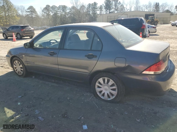 2006 Mitsubishi Lancer ES with VIN JA3AJ26E06U056942, listed as a Copart auction lot 88229295 with 155,694 mi miles and Salvage Title. Bid and sale history available at carsss.com. Image 2.