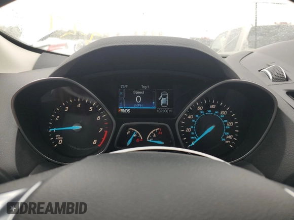 2016 Ford Escape SE with VIN 1FMCU0GXXGUC79038, listed as a Copart auction lot 48442794 with 102,900 mi miles and Salvage Title. Bid and sale history available at carsss.com. Image 9.