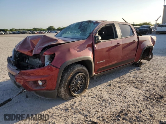 2020 Chevrolet Colorado 4WD Z71 with VIN 1GCGTDEN3L1202170, listed as a Copart auction lot 52430275 with Not provided miles and Salvage title. Bid and sale history available at DreamBid. Image 1.
