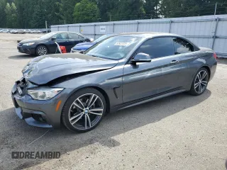 2017 BMW 4 Series 430i z VIN WBA4U7C36H5J55118, wystawiony jako Copart lot #60922325 z przebiegiem 95 393 mil mil oraz Szkoda całkowita • Salvage title. Historia ofert i sprzedaży dostępna na DreamBid. Obrazek 1.