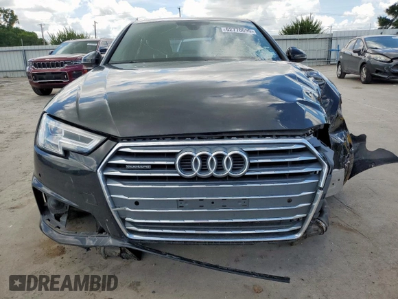 2019 Audi A4 Premium Plus with VIN WAUENAF4XKA035470, listed as a Copart auction lot 62770095 with Not provided miles and Salvage title. Bid and sale history available at DreamBid. Image 5.