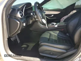 2019 Mercedes-Benz C 43 AMG with VIN 55SWF6EB7KU309344, listed as a Copart auction lot 50635725 with 64,153 mi miles and Salvage title. Bid and sale history available at DreamBid. Image 7.