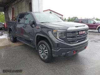 2024 GMC Sierra 1500 AT4 with VIN 1GTUUEEL9RZ320609, listed as a IAAI auction lot 41964571 with 16,716 mi miles. Bid and sale history available at carsss.com. Image 1.