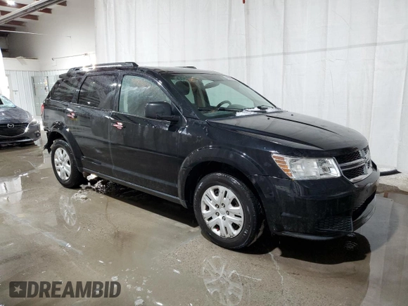2018 Dodge Journey SE with VIN 3C4PDCAB9JT196075, listed as a Copart auction lot 44403355 with 125,151 mi miles and Salvage Title. Bid and sale history available at carsss.com. Image 4.