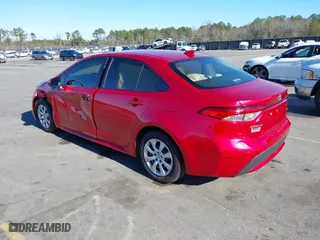 2020 Toyota Corolla LE with VIN JTDEPRAE6LJ009686, listed as a IAAI auction lot 41217057 with 83,311 mi miles. Bid and sale history available at carsss.com. Image 3.